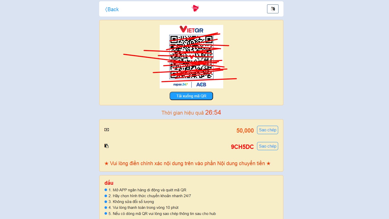 28Bet chúng tôi hỗ trợ khách hàng thanh toán quét mã QR